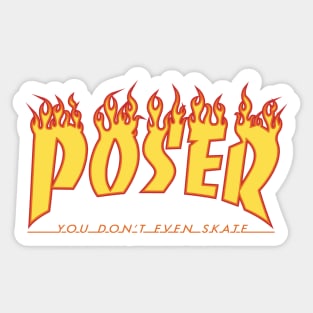 Poser Sticker